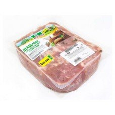 Шашлык свиной «Велком» из шейки в маринаде охлажденный (1,8-2,2 кг), 1 упаковка ~ 2 кг