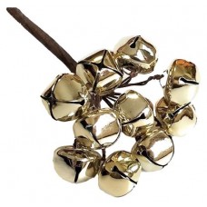 Букет «Азалия Декор» колокольчики на вставках золотистые D1,5хH9 см, 10 шт