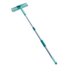 Купить Щетка для мытья окон Leifheit Basic Wet & Dry с губкой и телескопической ручкой, 75-135 см