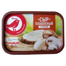 Купить Сыр плавленый Auchan Красная Птица с грибами, 200 г