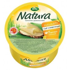 Сыр полутвердый Arla Natura Cливочный 45%, 1 упаковка (0,3-1,2 кг)