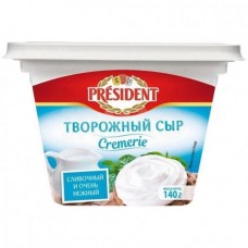 Сыр творожный President cливочный Cremerie 56%, 140 г