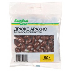 Арахис «Каждый день» в шоколадной глазури, 50 г
