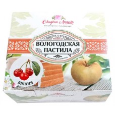 Пастила яблочная «Сладкий Апрель» Вологодская с вишней, 115 г
