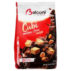 Вафли Balconi Кубики с какао начинкой, 250 г