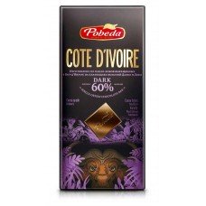 Шоколад темный «Победа вкуса» Cote D'Ivoire 60%, 100 г