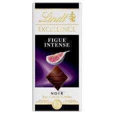 Шоколад Lindt Excellence темный с инжиром, 100 г