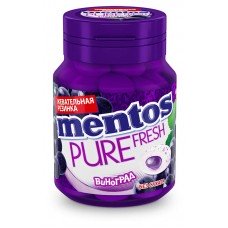 Резинка жевательная Mentos Pure Fresh Виноград, 54 г