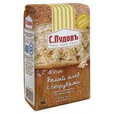 Купить Смесь для выпечки «С.Пудовъ» белый хлеб с отрубями, 500 г