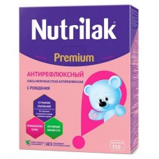 Смесь молочная Nutrilak Premium Антирефлюкс с рождения, 350 г