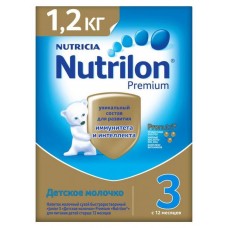 Смесь молочная Nutrilon Premium 3 с 12 мес 1,2 кг