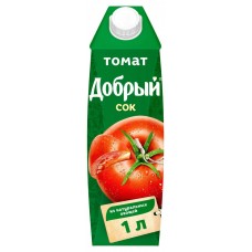Купить Сок томатный «Добрый» с сахаром и солью, 1 л