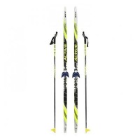 Лыжный комплект STC Комби с палками, 120 см