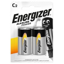 Батарейка Energizer Alkaline Power LR14 C алкалиновая, 2 шт