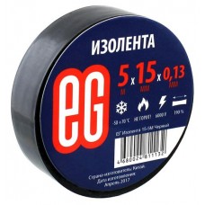 Купить Лента изоляционная «Еврогарант» черная, 15 мм х 5 м