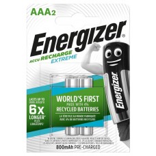 Батарейка аккумуляторная Energizer Extreme 800 мАч типоразмер AAA, 2 шт