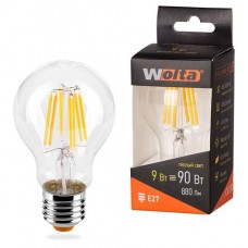 Лампа WOLTA LED Filament 9 Вт свет теплый