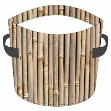 Корзина NAT для хранения вещей бамбук серый, 30x30 см