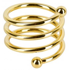 Кольцо для салфеток Nouvelle Home золотистое, 4,5х4,5х5 см