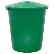 Бак для мусора «Элластик-Пласт» с крышкой, 80 л
