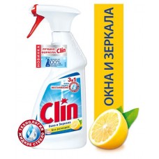 Средство для чистки окон и стекол Clin Лимон, 500 мл