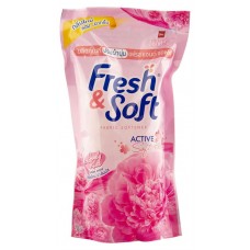 Кондиционер для белья LION Thailand Fresh&Soft Сладкий поцелуй парфюмированный, 600 мл