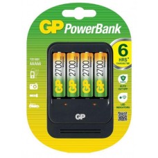 Устройство зарядное GP PowerBank PB570 + 4 AA/AAA 2700 мАч, 1 шт
