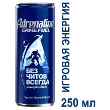 Напиток энергетический Adrenaline Game Fuel, 250 мл