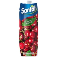 Напиток сокосодержащий Santal Красная вишня осветленный , 1 л