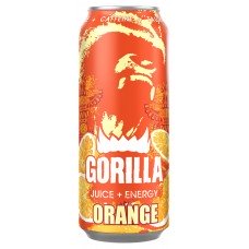 Купить Напиток энергетический Gorilla Orange с соком апельсина, 450 мл