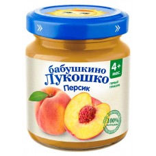 Купить Пюре «Бабушкино Лукошко» персик с 4 мес, 100 г