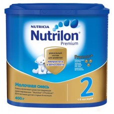 Смесь сухая молочная Nutrilon Premium 2 с 6 мес., 400 г