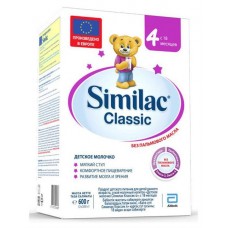 Детское молочко Similac Classic 4 для комфортного пищеварения и полноценного развития с 18 мес., 600 г