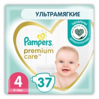Подгузники Pampers Premium Care 4 размер (9-14 кг), 37 шт