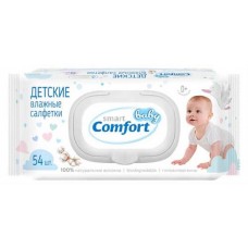 Салфетки влажные детские Smart Baby Comfort, 54 шт