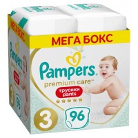Трусики Pampers Premium Care Размер 3 (6-11 кг), 96 шт