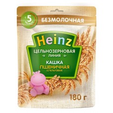 Кашка безмолочная Heinz Пшеничная спельтовая цельнозерновая с 5 мес., 180 г