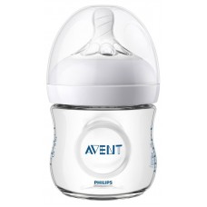 Детская бутылочка для новорожденных Philips Avent Natural SCF030/01, 125 мл, 1 шт, 0 мес +