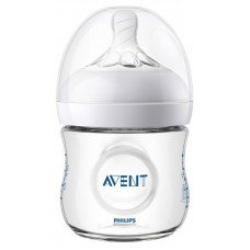 Детская бутылочка для новорожденных Philips Avent Natural SCF030/01, 125 мл, 1 шт, 0 мес +