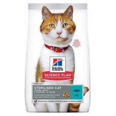 Купить Cухой корм для стерилизованных кошек и котов Hill's Science Plan Sterilised тунец, 1,5 кг