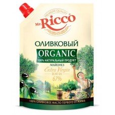 Майонез Mr.Ricco Оливковый Organic 67%