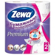 Купить Полотенца бумажные Zewa Premium 2 слоя, 2 рулона