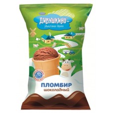 Мороженое пломбир «Дивушкино-удивительная деревня» Шоколадный, 100 г