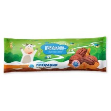 Мороженое пломбир «Дивушкино-удивительная деревня» Шоколадный, 380 г