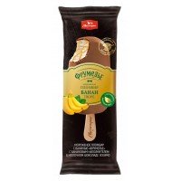 Мороженое эскимо «Свитлогорье» Фрумелье ванильное с бананом в молочном шоколаде 15%, 80 г