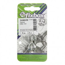 Зажим троса Fixbox DIN 741 3 мм, 2 шт