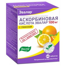 Аскорбиновая кислота «Эвалар» таблетки 100 мг, 60 шт