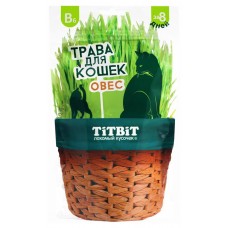 Трава для кошек TITBIT овес, 60 г