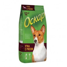 Сухой корм для собак «Оскар» Утка с рисом, 12 кг