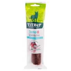 Лакомство для собак TiTBiT Дентал+ Трубочка с бараниной для крупных пород, 40 г